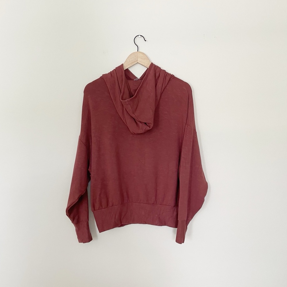 Fabletics Cherry Mocha Go-To Hoodie - Picture 7 of 7
